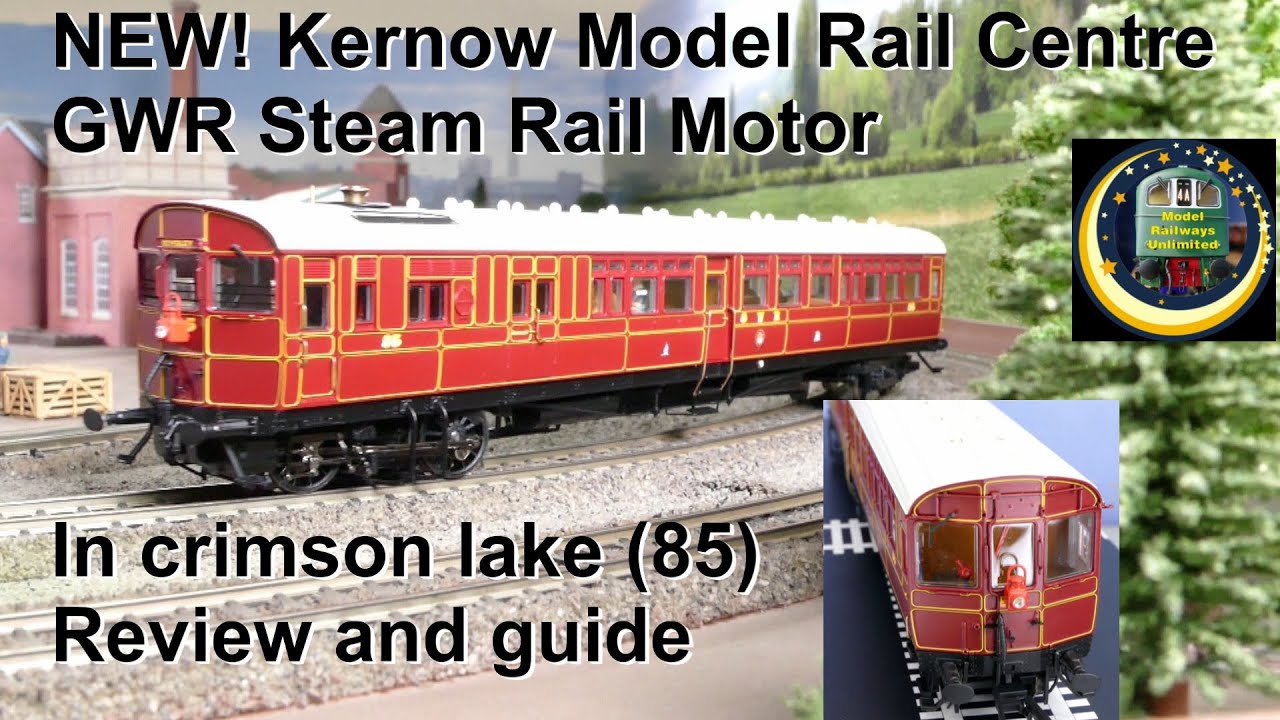 NEW Kernow GWR Steam Railmotor Review: Crimson Lake Livery in Action!