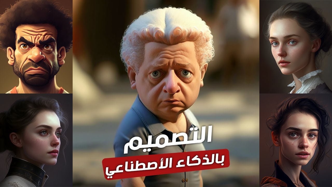 كيف التصميم عن طريق الذكاء الاصطناعي وتحويل صورتك افاتار باستخدام - Midjourney شرح بالتفصيل