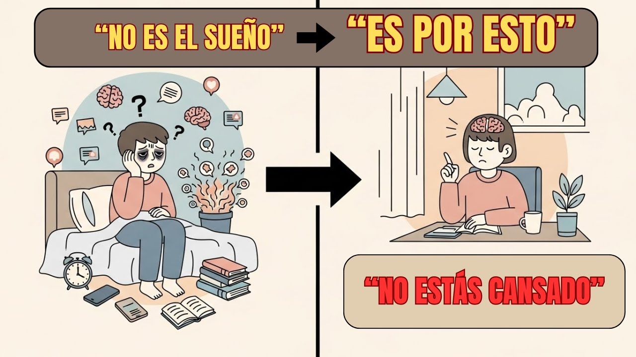No Estás Cansado por Dormir Poco… estás Cansado por...😱🥱😴😮