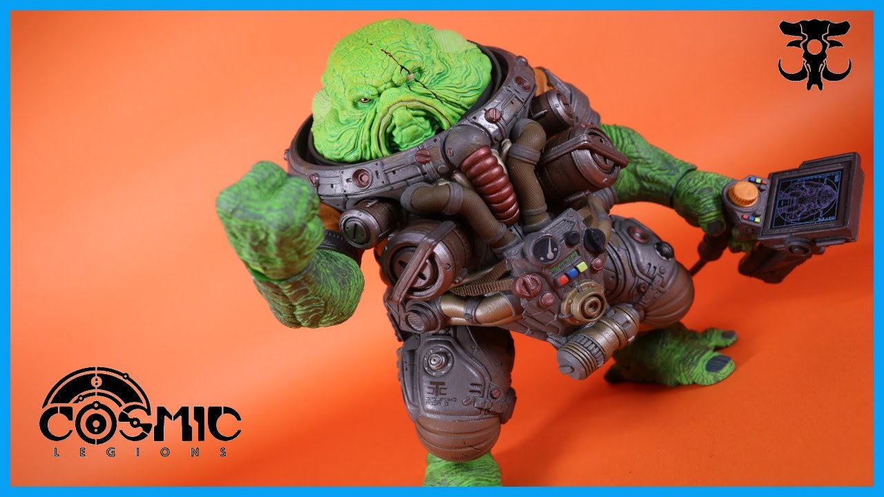 Four Horsemen Cosmic Legions Hvalkatar: Book 1 HIGHWARDEN SLOGG Action Figure Review