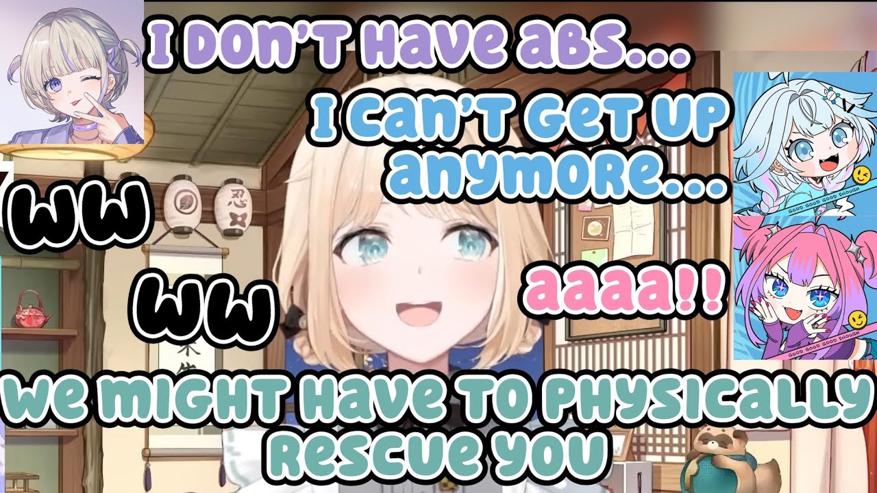 Su Hajime and Vivi Can’t Get Up After Sitting on Iroha’s Cushion w【Eng Sub Hololive】