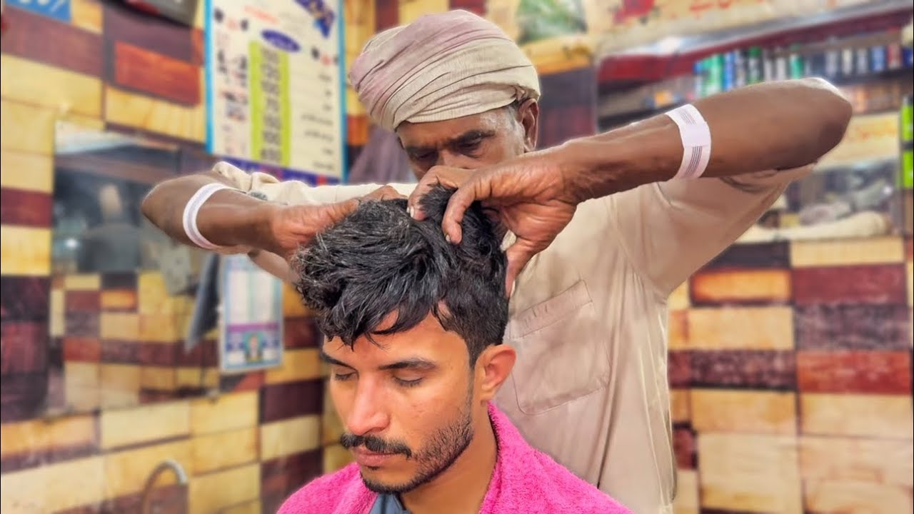 Pakistani Head Massage ASMR By Chacha Multani #massage 