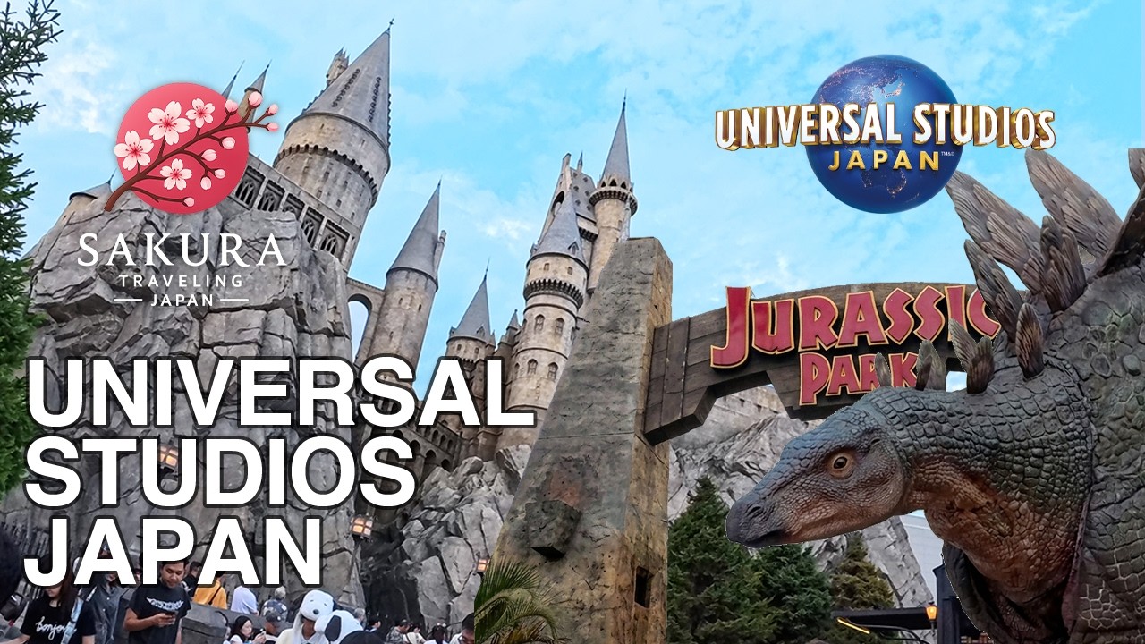 Universal Studios Japan in Osaka | Jurassic Park & Harry Potter | Full Walking Tour | 4K