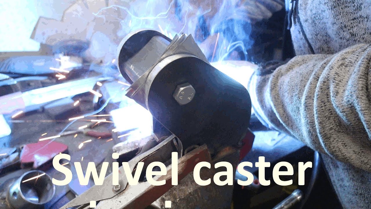 Cutting, milling, turning, welding, grinding a caster