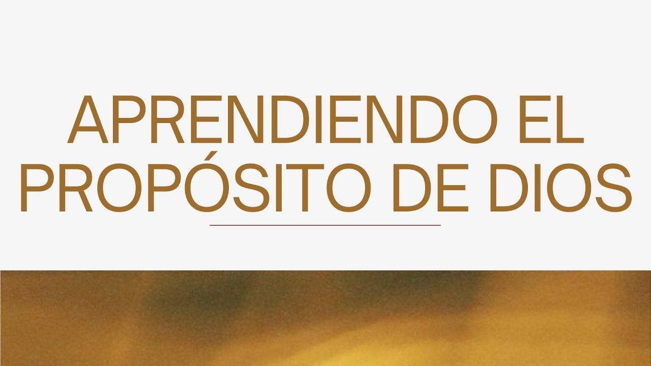 APRENDIENDO EL PROPÓSITO DE DIOS | Ps. Luis Orqueda | 12/03/2026