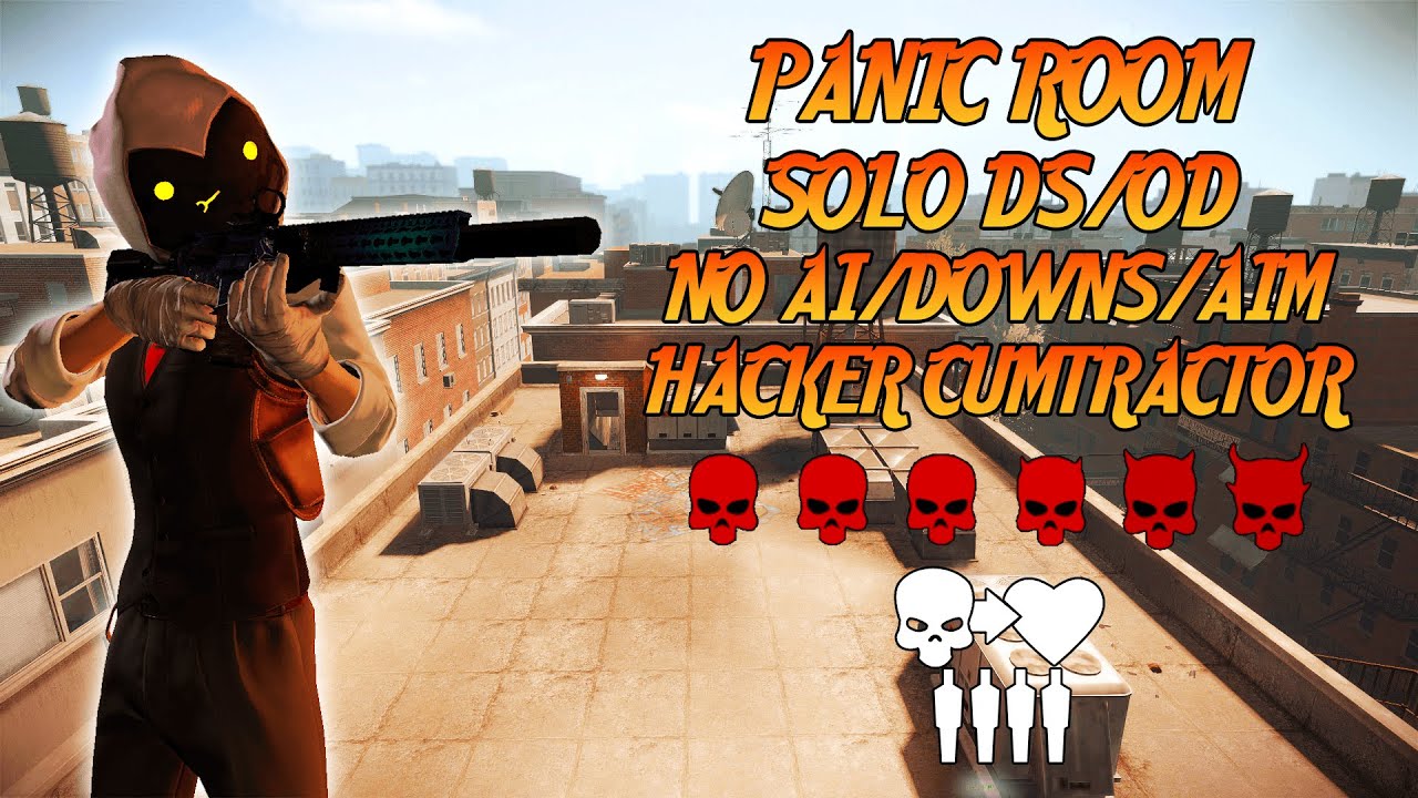 Payday 2 | Hacker Contractor Build | Panic Room Solo DS/OD No AI/Downs/Aim |