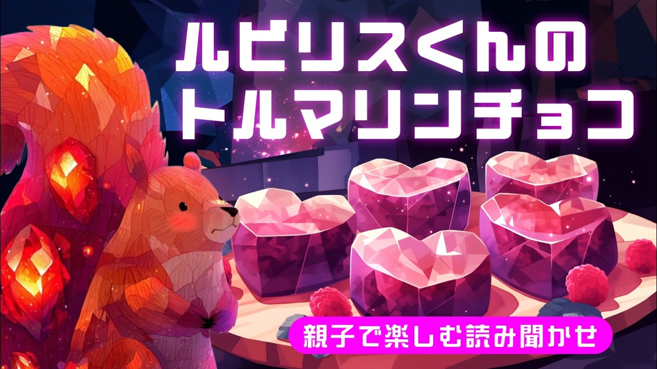 【寝かしつけ絵本】ルビリスくんのトルマリンチョコ｜睡眠導入・読み聞かせ・オリジナル冒険物語