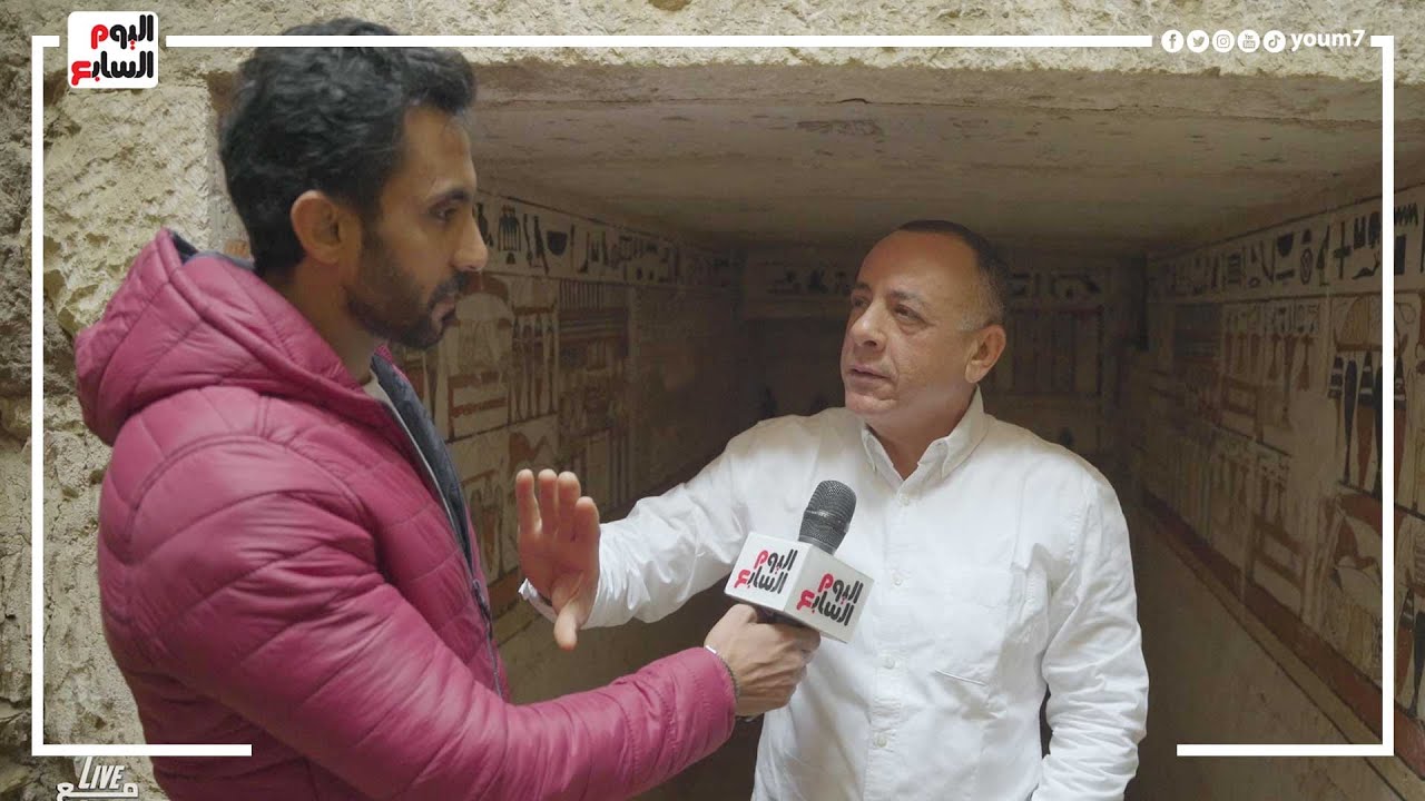 نزلنا لمقابر فرعونية فى سقارة واكتشفنا العجب