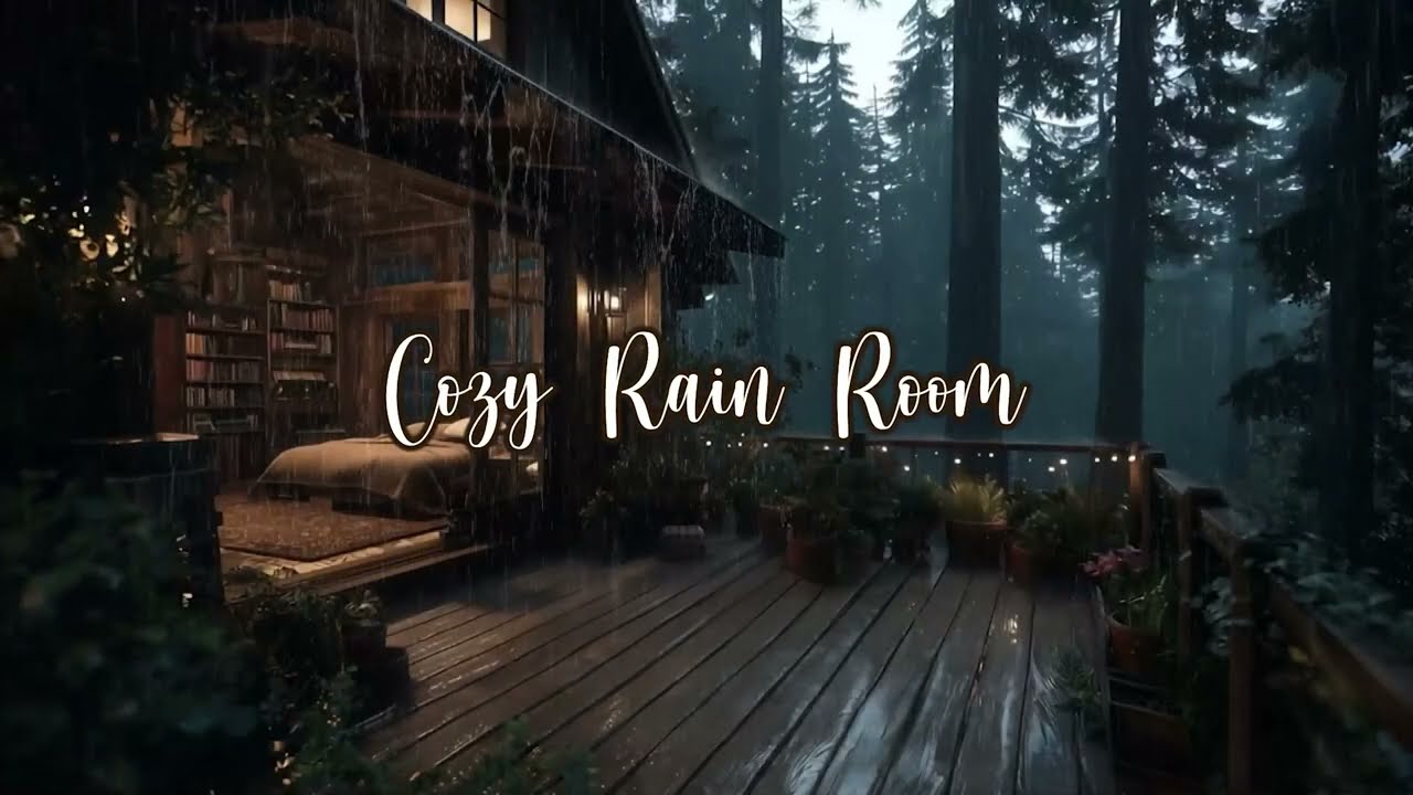 🌲Peaceful Forest Rain for Insomnia at Night After a Tiring Day – Fall Asleep Easier