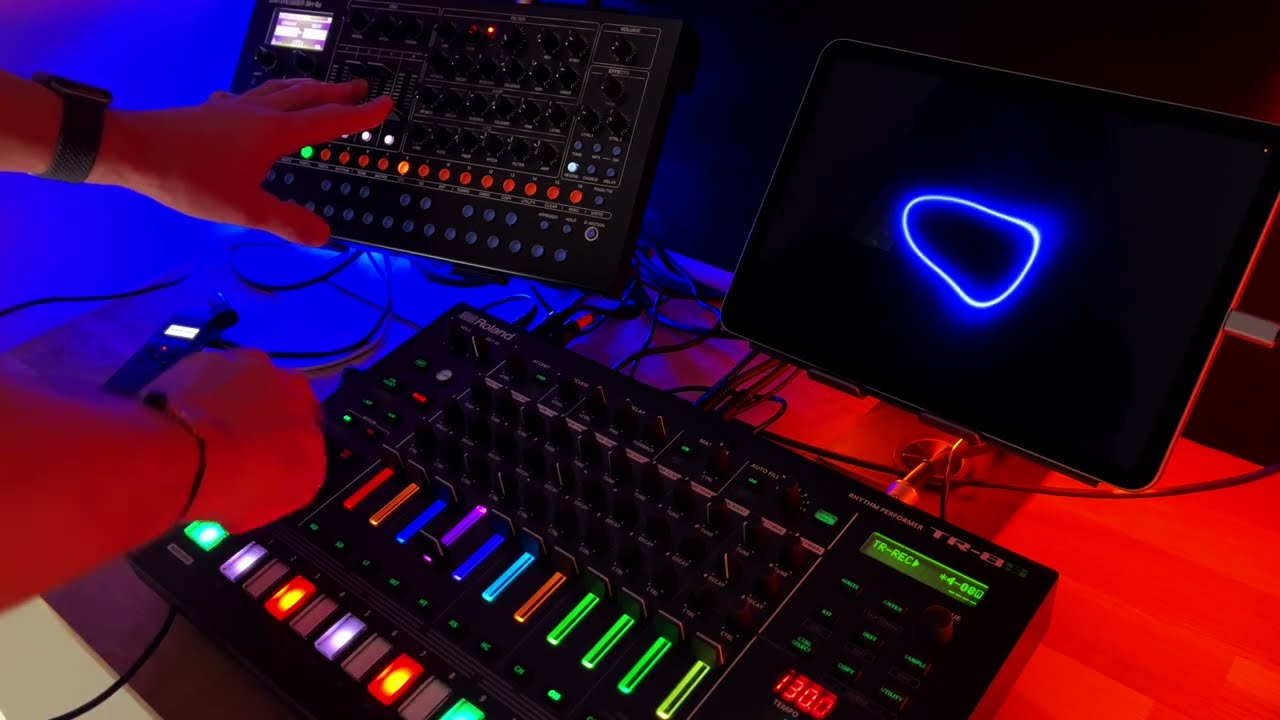 Minimal Techno live - Dawless hardware - Roland TR-8S & SH-4D - 130 BPM I Jam series #14