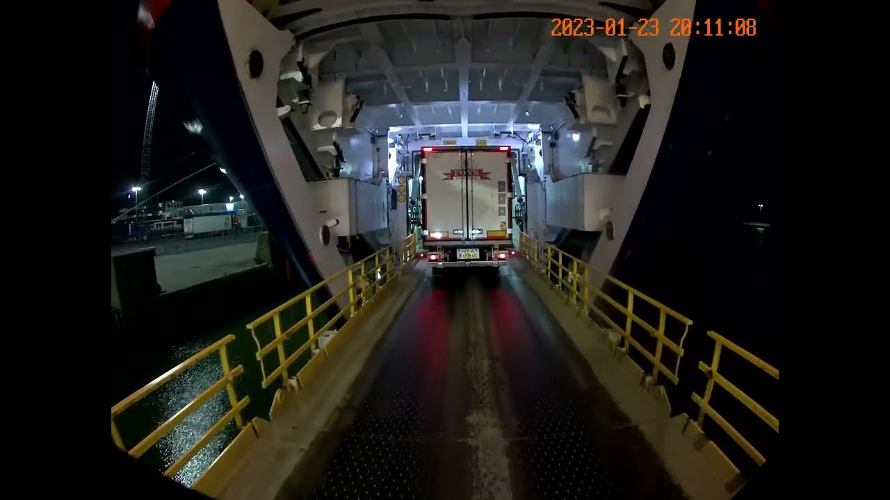 Заезд на паром ColorLine  |  Hirtshals (Dk) --Kristiansand( N )