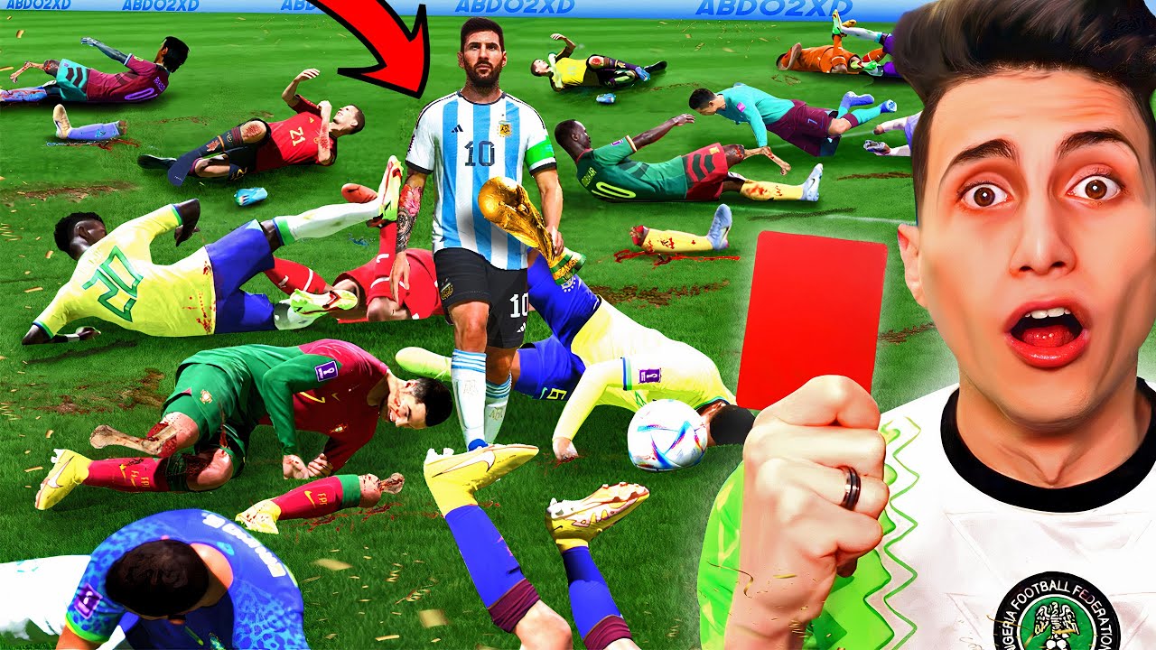 تحدي أكسب كأس العالم لكن مسموح  بالتكسير والعنف فقط 🔥 !!