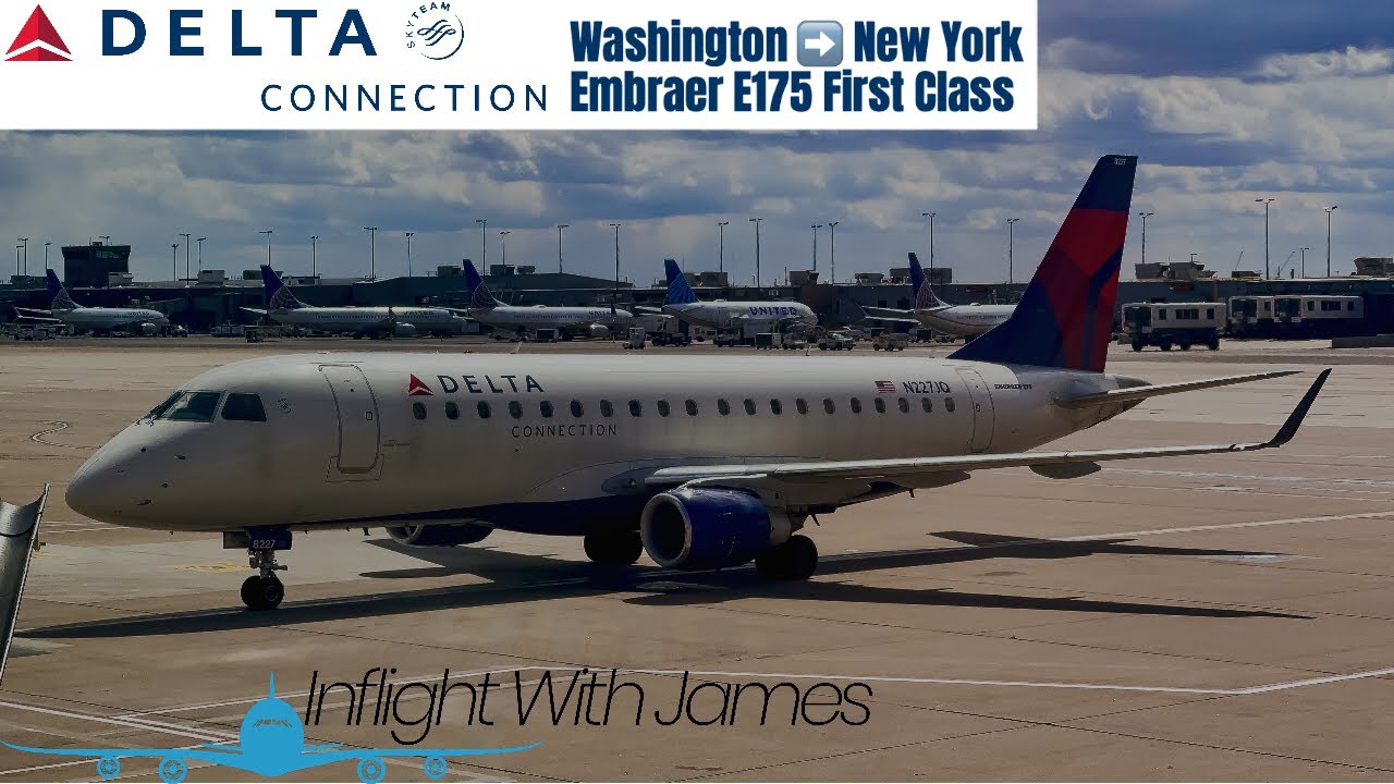 Delta Connection First Class | Embraer E175 | Washington ➡️ New York
