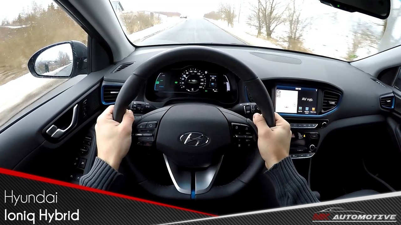 Hyundai Ioniq Hybrid POV Test Drive + Acceleration 0 - 160 km/h