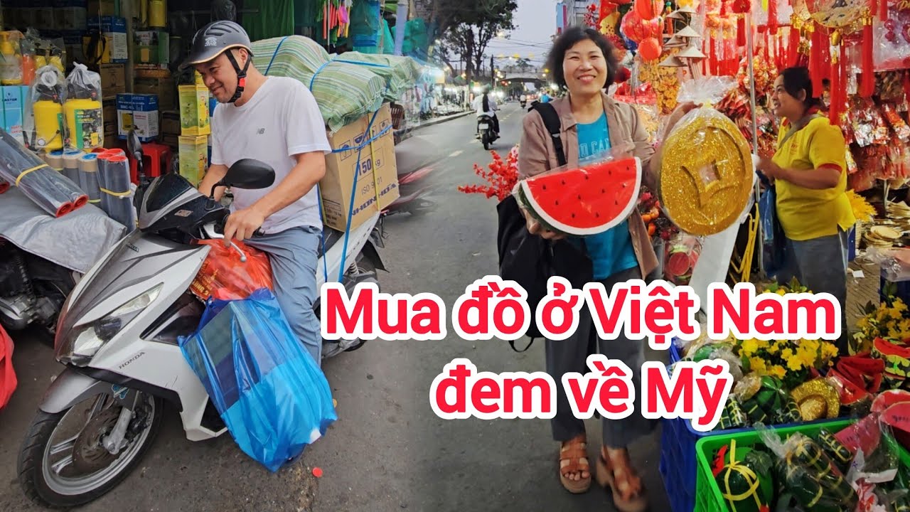 Cấp tốc mua đồ đóng thùng đem về Mỹ tết 2026, gửi tiền thiện nguyện đợt cuối 