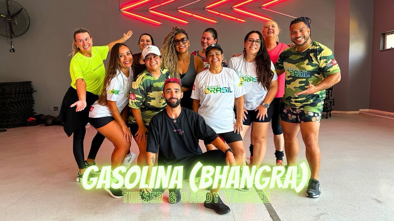 GASOLINA ( BHANGRA REMIX ) - Teacher & Daddy Yankee | Dance Brasil | Zumba ( Choreography ) 