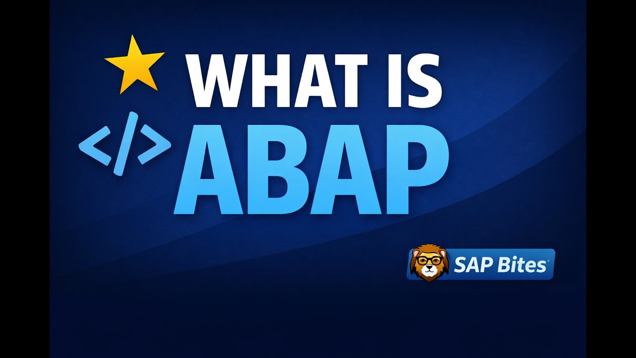 What is ABAP? | SAP Explained | SAP Bites