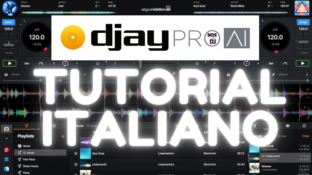 Djay Pro AI Tutorial Italiano