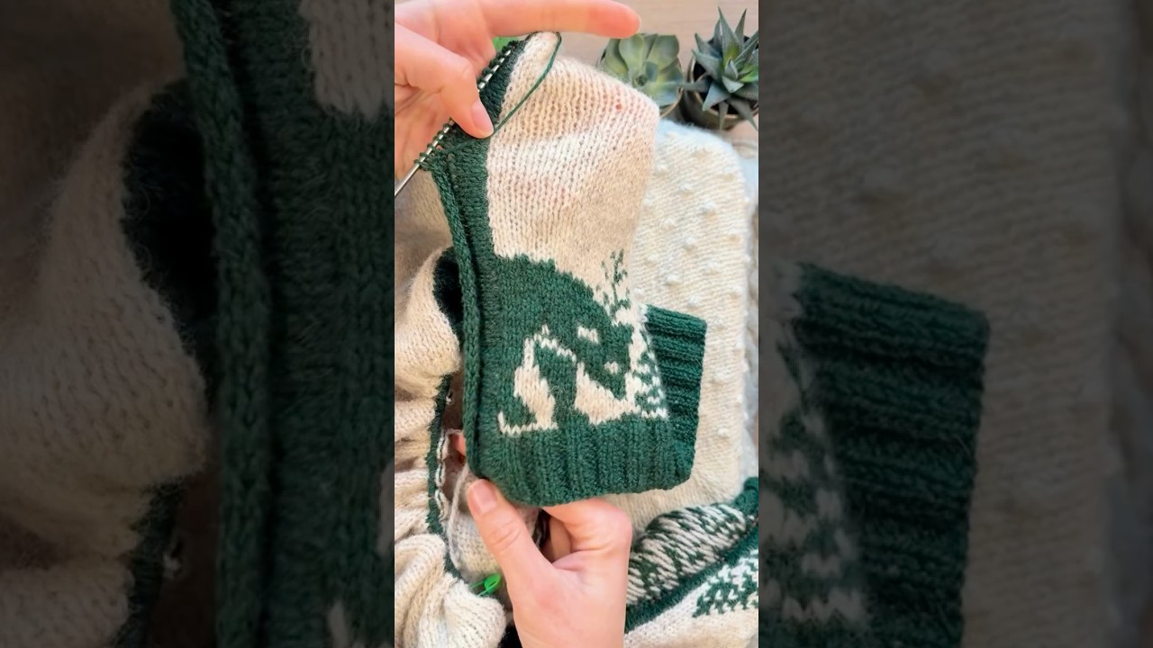 Hide the steeking edge like a pro with a sandwich button band #knitting #knittingtutorial