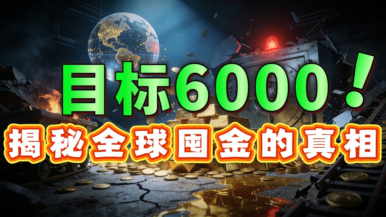 谁藏了5000吨黄金？金价直指6000美元，揭秘大国扫货内幕，普通人如何在全球博弈中“保命”？#黄金走势 #宏观经济 #黄金投资