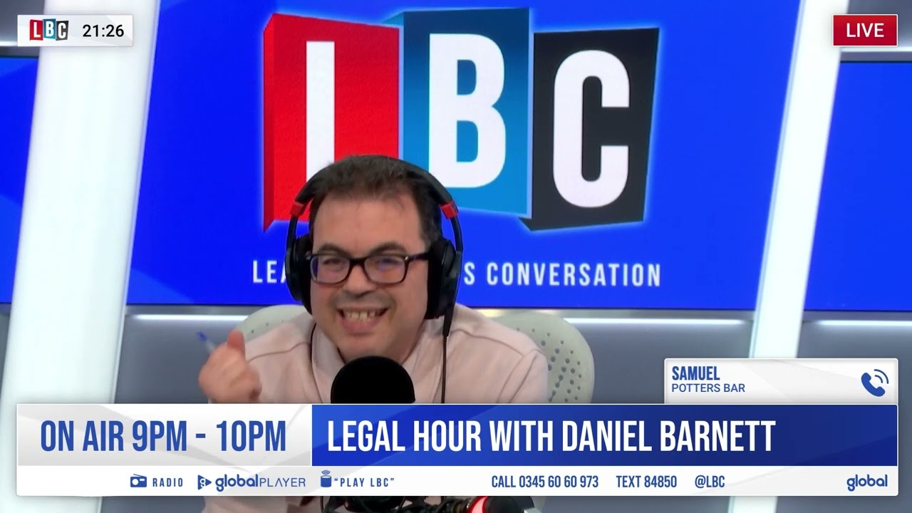 «НЕКОМПЕТЕНТНЫЙ ШУТ» в лице адвоката должен быть уволен [LBC Legal Hour]