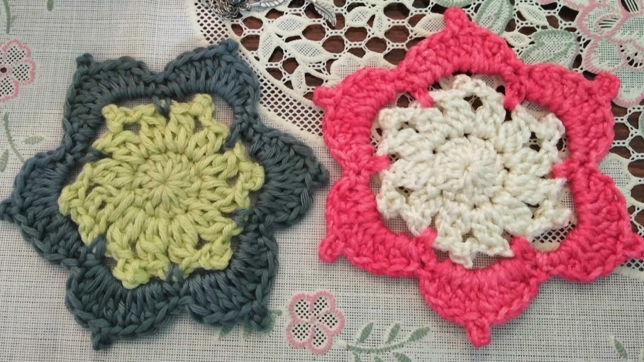 #وردة_كروشيه_لتزيين_فستان_بنوته _او_سورتيت وتصلح لأعمال كتيره وبسيطه# a wonderful crochet rose🌹