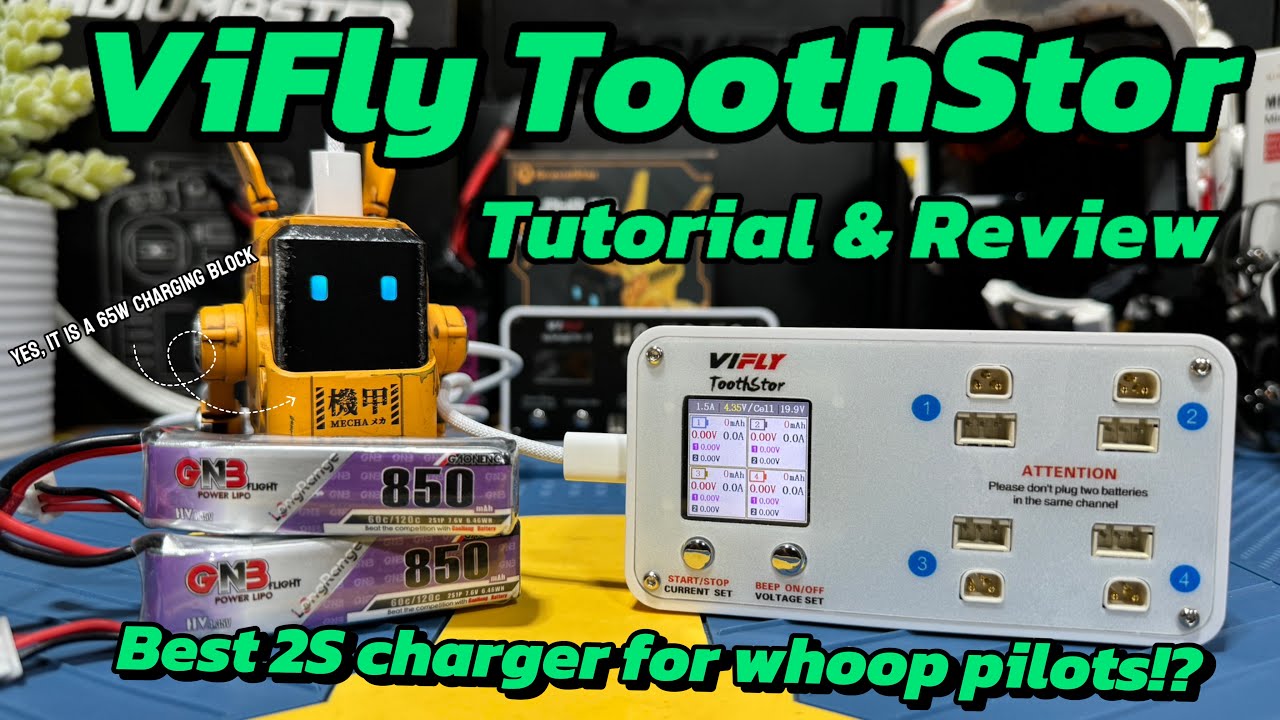 If you fly 2S you need this charger! ViFly ToothStor tutorial & review