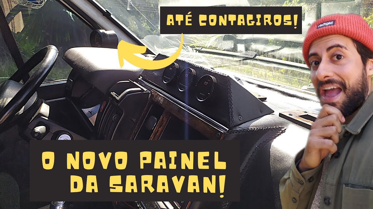 Instalei relógios pra monitorar todo o motor da Trafic Saravan!! A ideia é não quebrar nunca mais  😅