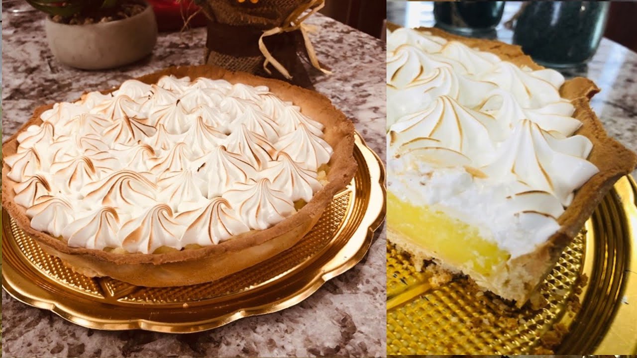 TARTE AU CITRON //تارت الليمون مع كريمة ليمون بدون بيض بنينة بزاف