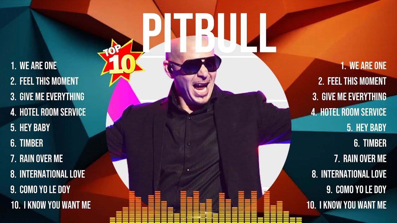 Pitbull Top Tracks Countdown ☀️ Pitbull Hits ☀️ Pitbull Music Of All Time