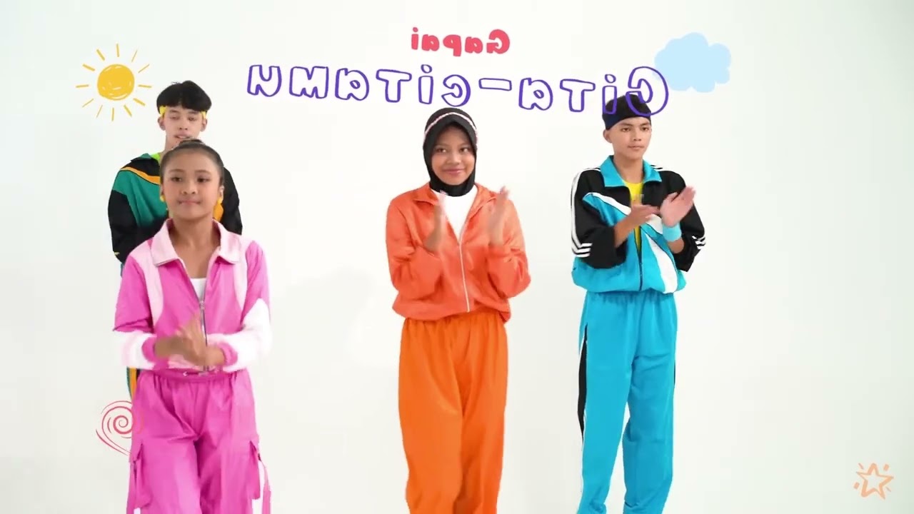 Remix Senam Anak Indonesia Hebat (Mirror) - Gerakan sesuai arah pada video