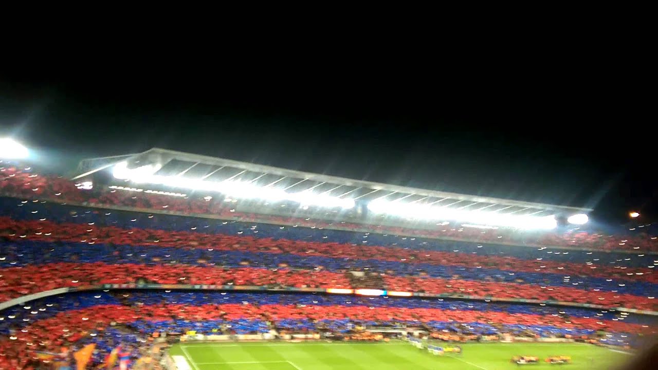 Barcelona Anthem vs Real Madrid March 22, 2015