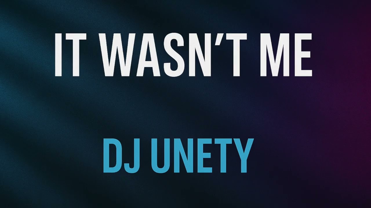 It Wasn't Me - Dj Unety (New Ai Vocal Progressive House Song)