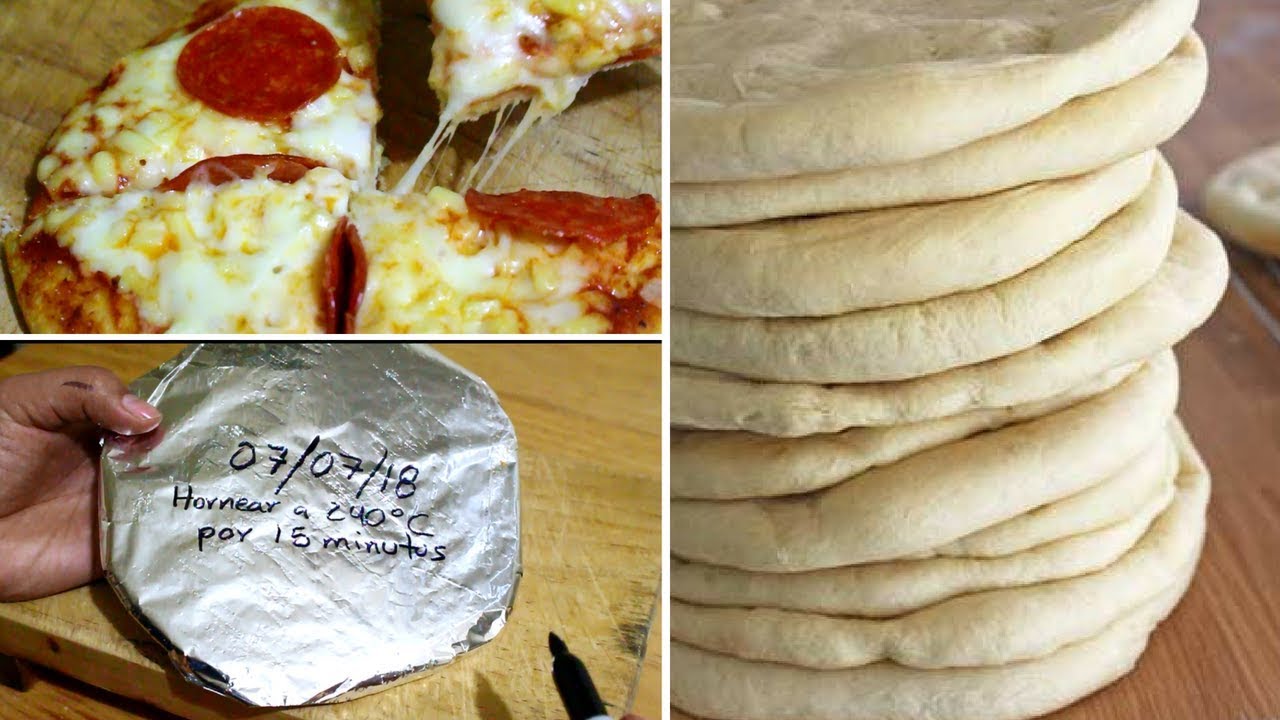 PIZZA 100% CASERA PARA CONGELAR | ALE DE NAVA