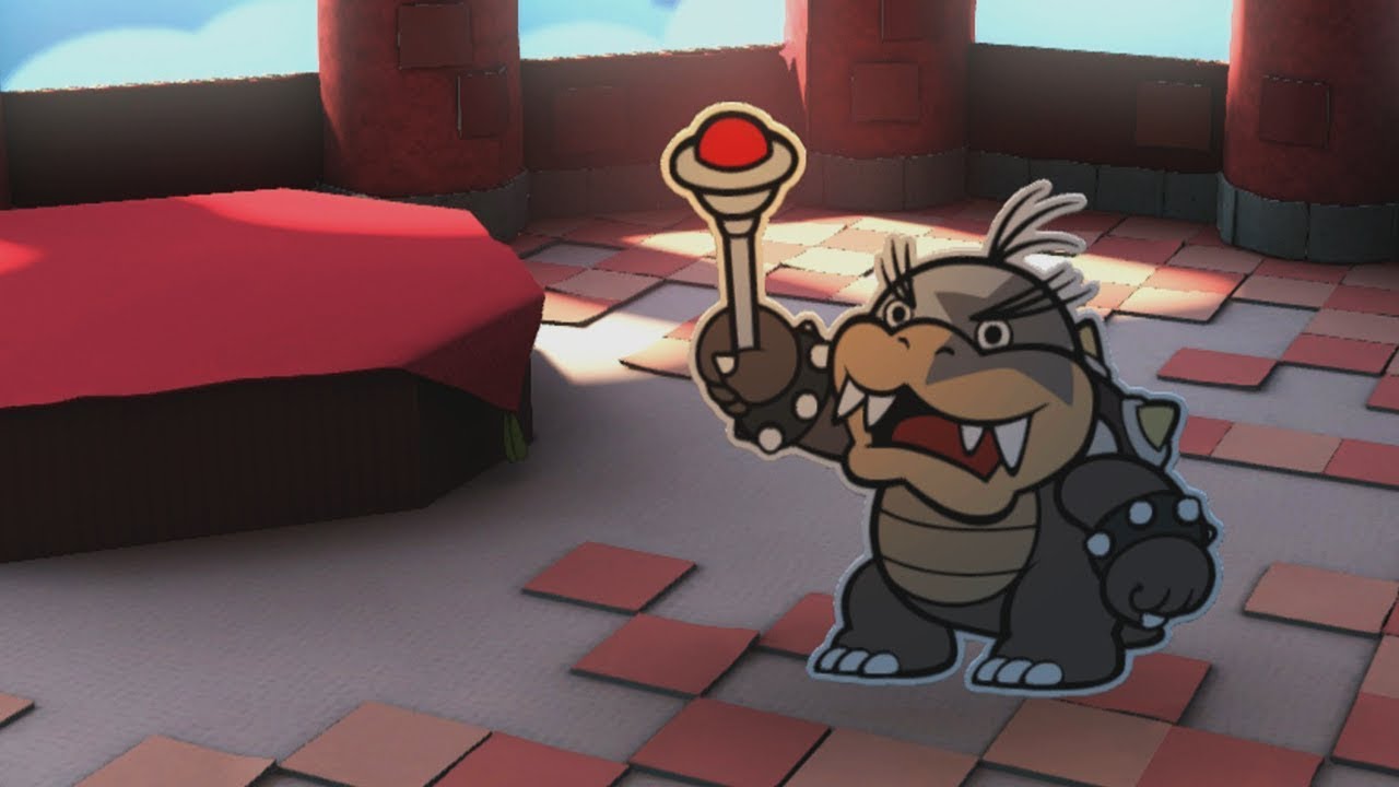 Paper Mario Color Splash - Morton Boss Fight