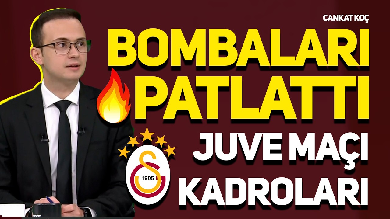 SON DAKİKA, GALATASARAY MUHABİRİ BOMBALARI PATLATTI, JUVENTUS MAÇI GENİŞ KADROSU BELLİ OLDU!