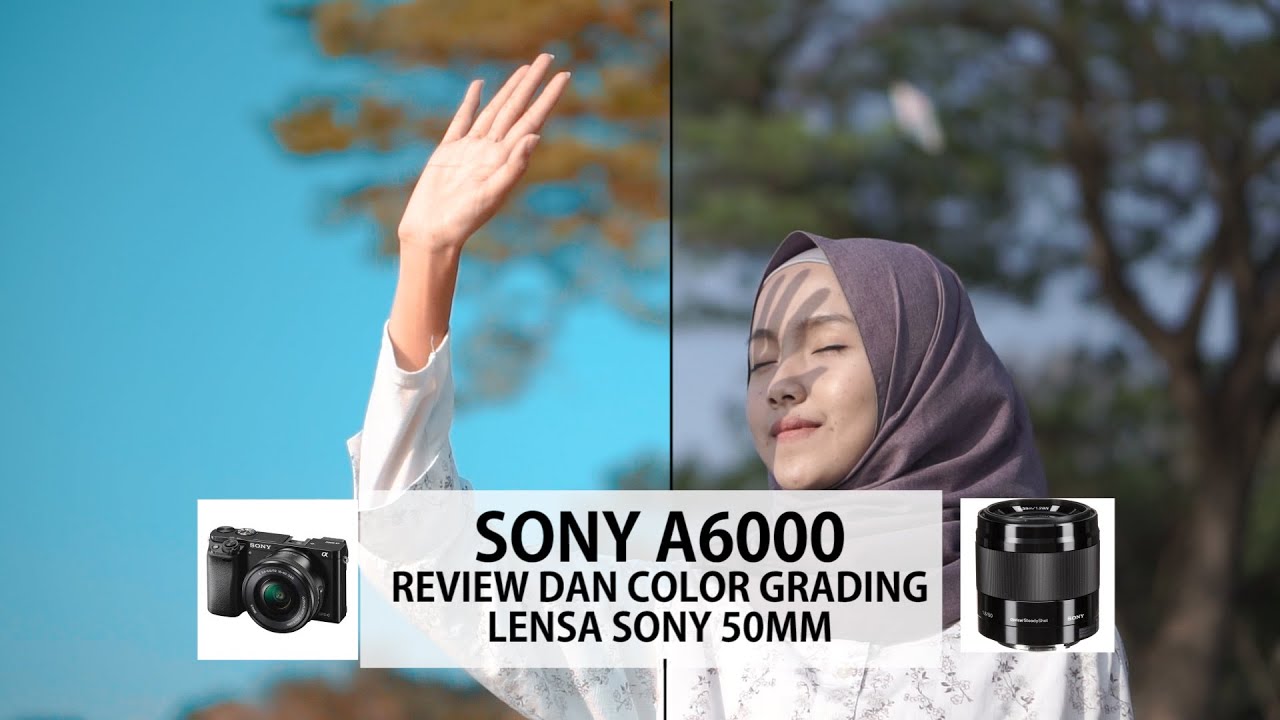 Sony A6000 video cinematic | review test dan color gradding  lensa sony 50mm