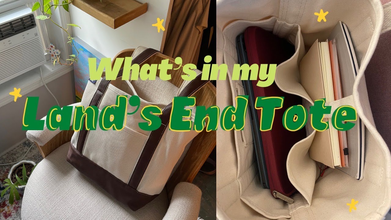What's in my Land's End Tote? / Land's End Tote Review