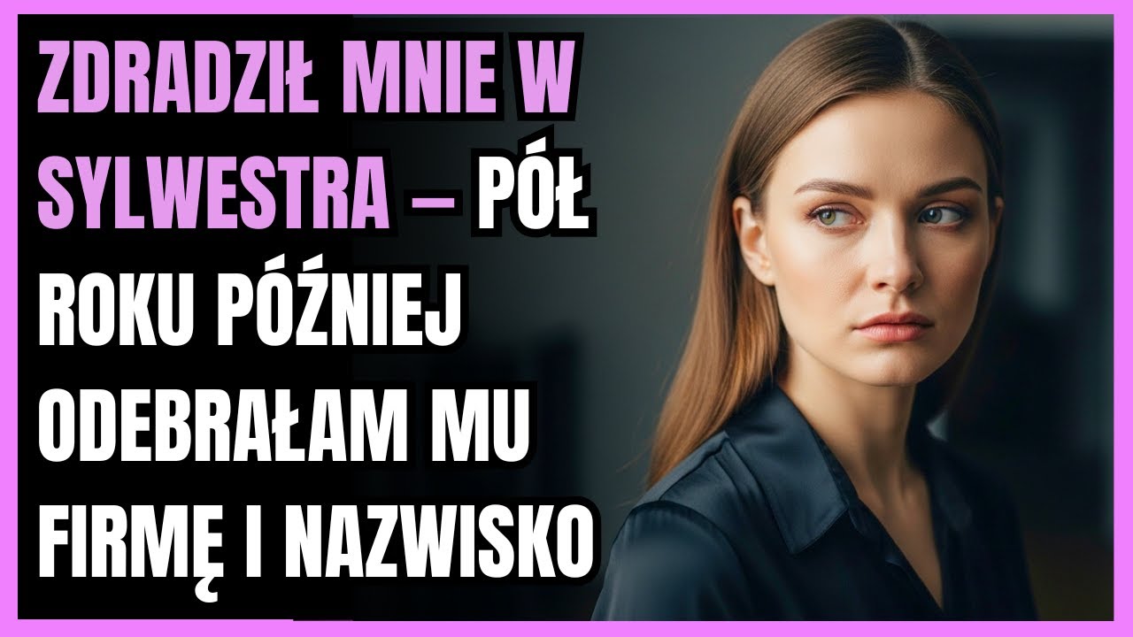 Zdradził mnie w sylwestra — pół roku później odebrałam mu firmę i nazwisko