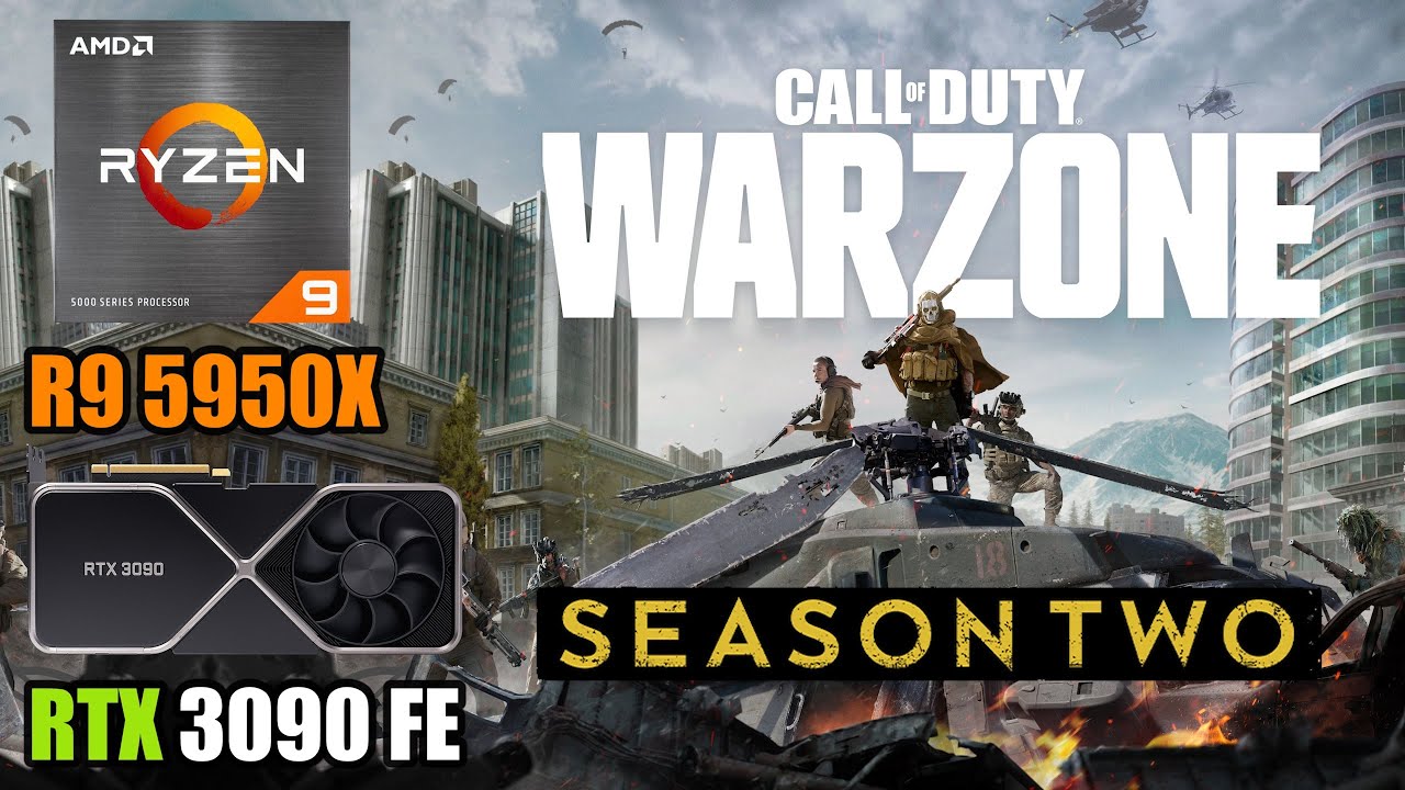 Call of Duty: Warzone - RTX 3090 + R9 5950X - 1080p, 1440p & 4K - High & Low Settings - Season 2