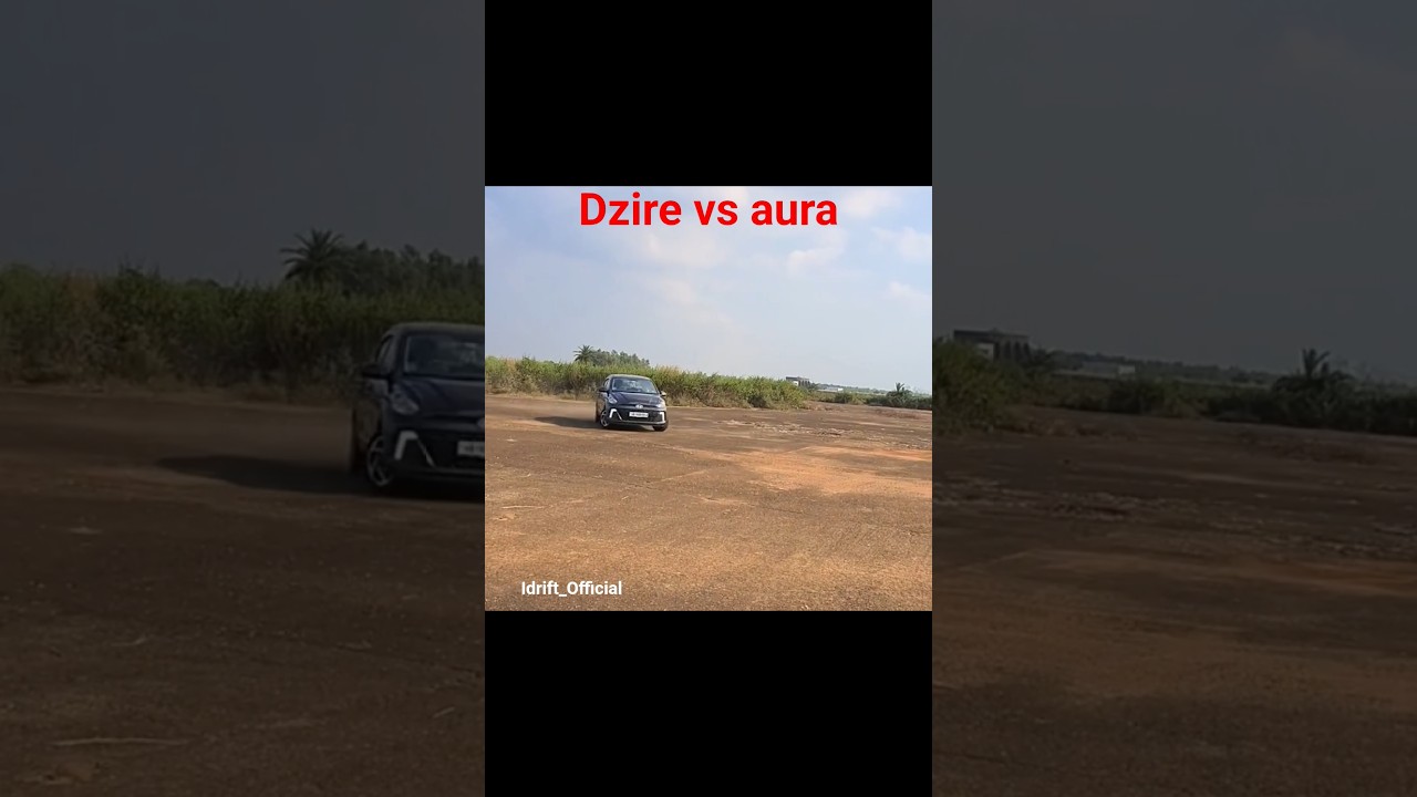maruti Dzire vs Hyundai aura stability test - pick your choice #dzire #aura