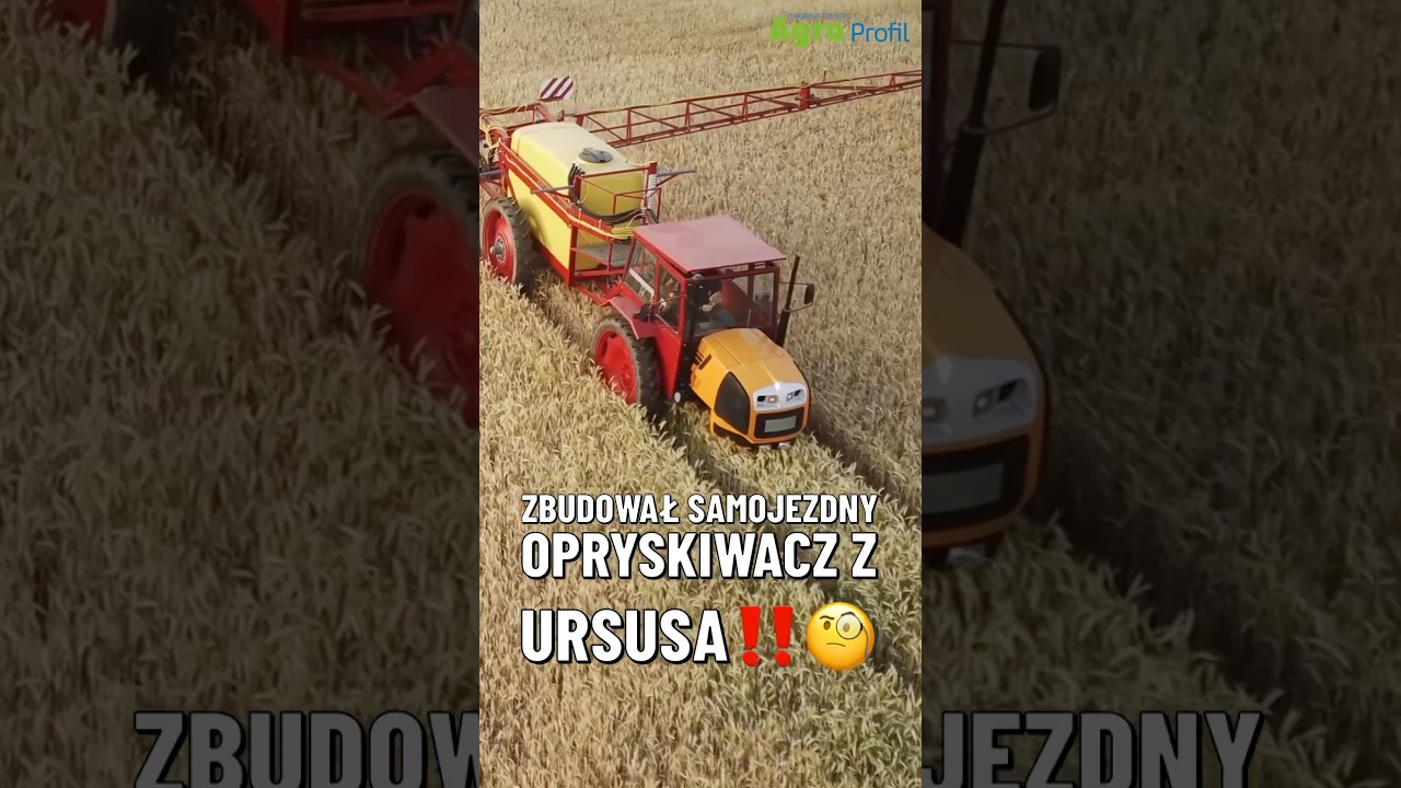Opryskiwacz samojezdny zbudowany z Ursusa C-4011! #polskierolnictwo