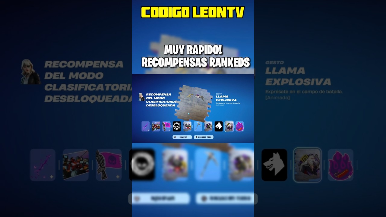 DESBLOQUEA TODAS las RECOMPENSAS de RANKEDS en FORTNITE