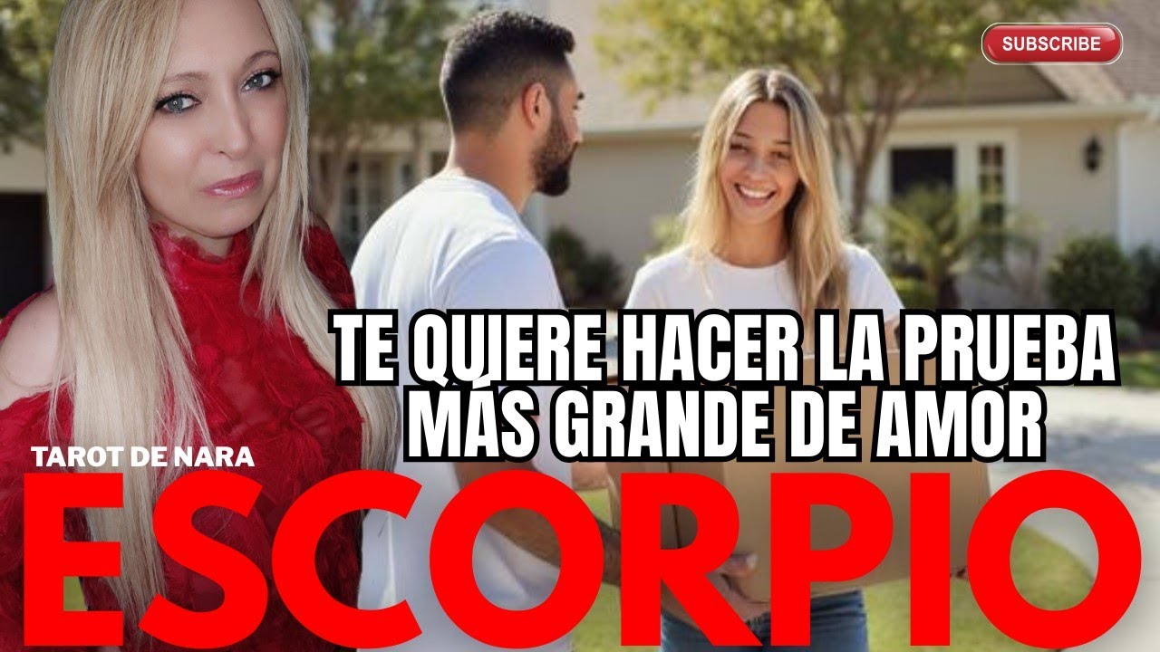 ESCORPIO♏TE QUIERE HACER LA PRUEBA MAS GRANDE DE AMOR!SE SIENTE EN DEUDA CONTIGO!
