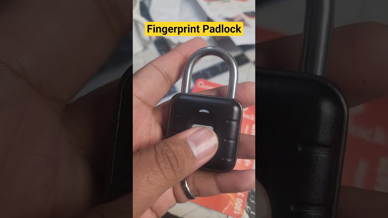 Lavna Fingerprint PadLock #fingerprintdoorlock #padlock #digitallock #fingerprint #shorts
