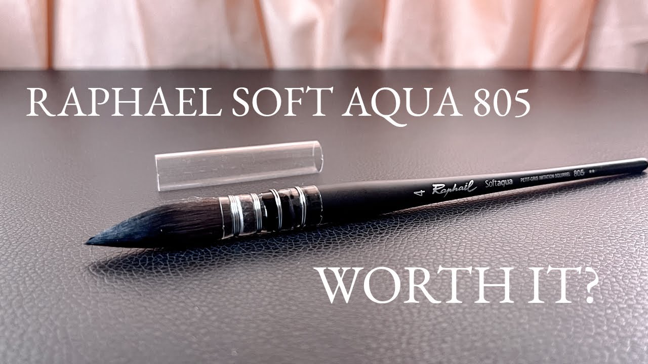 RAPHAEL SOFT AQUA 805 REVIEW + BRUSH CARE TIPS