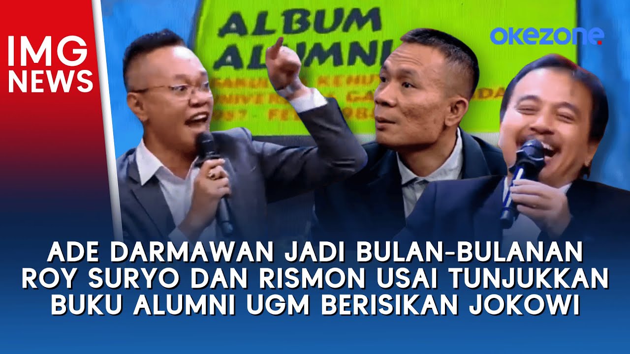 Ade Darmawan Jadi Bulan-bulanan Roy Suryo dan Rismon Usai Tunjukkan Buku Alumni UGM Berisikan Jokowi