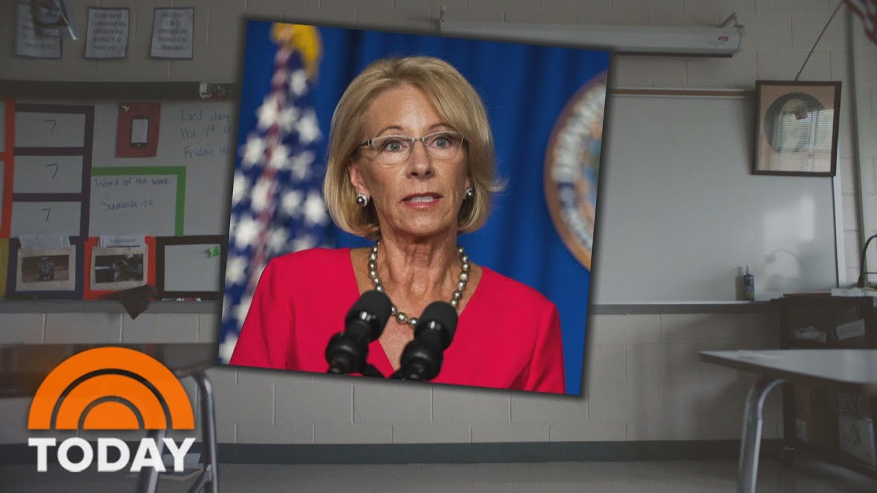Betsy DeVos Draws Backlash For Her Push To Reopen Schools | TODAY