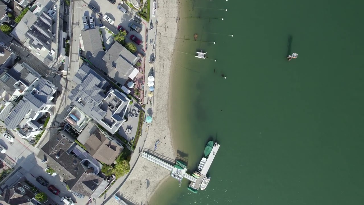 Balboa Island, Newport Beach. Southern California.