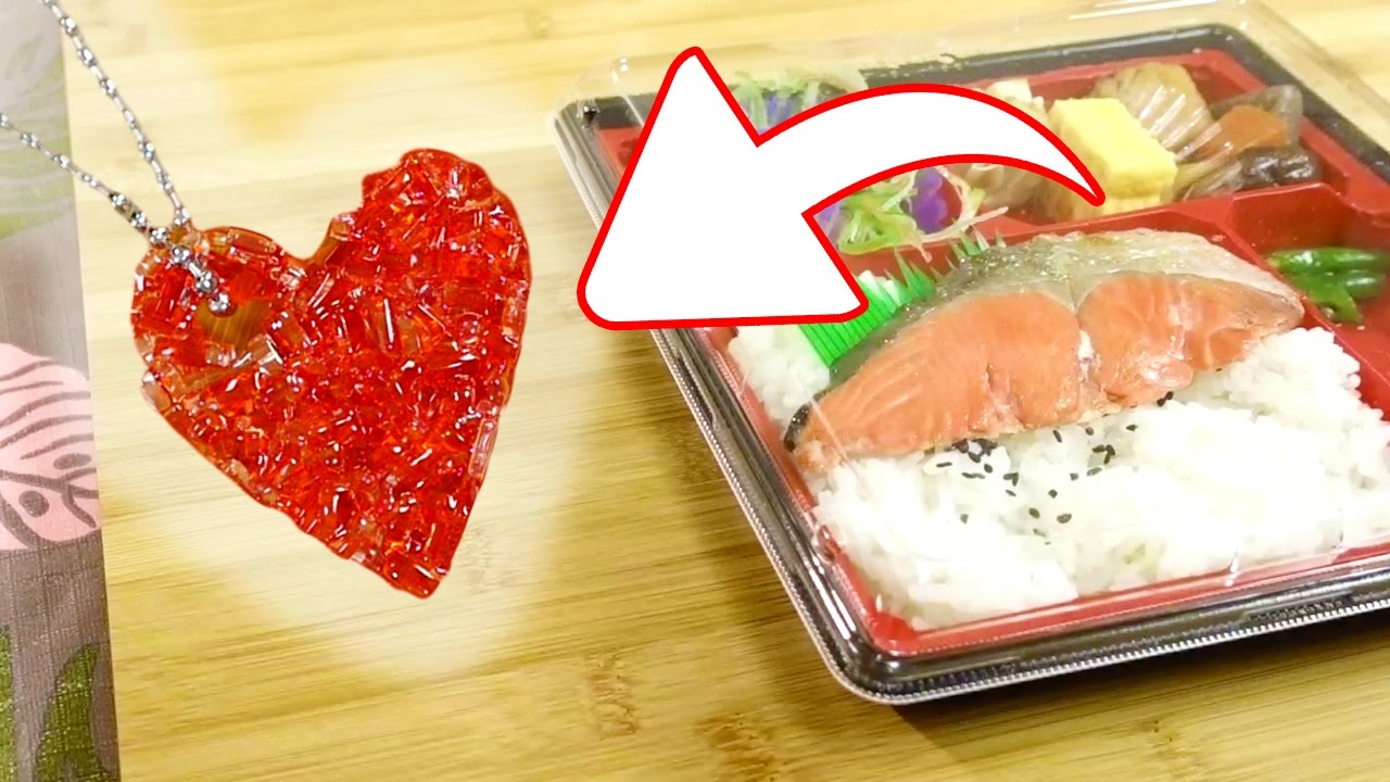 弁当箱のフタがプラバンになっちゃう&可愛いアクセサリーだって作れちゃう裏技(100均の弁当箱など)【伊東家の食卓技】